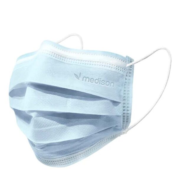 Medison 3 Ply Surgical Face Mask (Blue) - Image 2