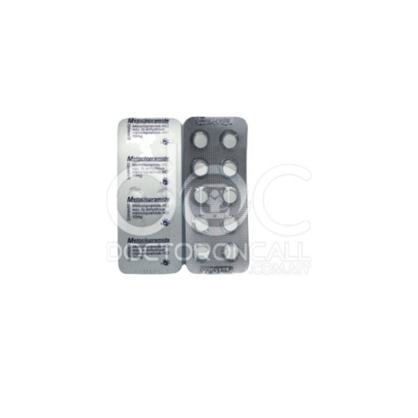 Sunward Metoclopramide 10mg Tablet