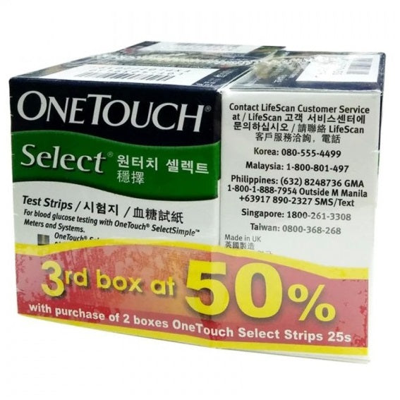 One Touch Select Test Strips
