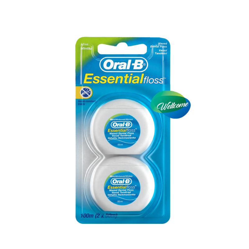 Oral B Mint Waxed Dental Floss - Image 2