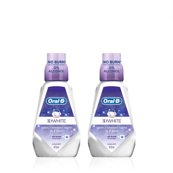 Oral B Mouth Wash 3D White