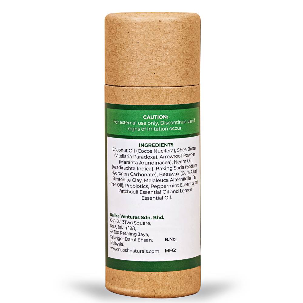 Noosh Naturals Patchoulli and Peppermint Men's Deodorant - Image 3