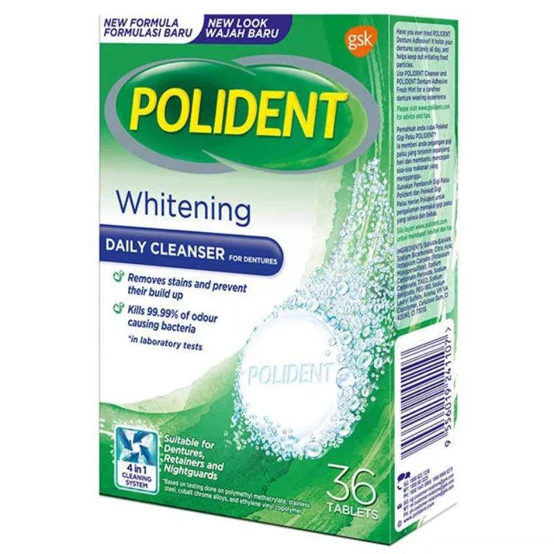 Polident Whitening Tablet