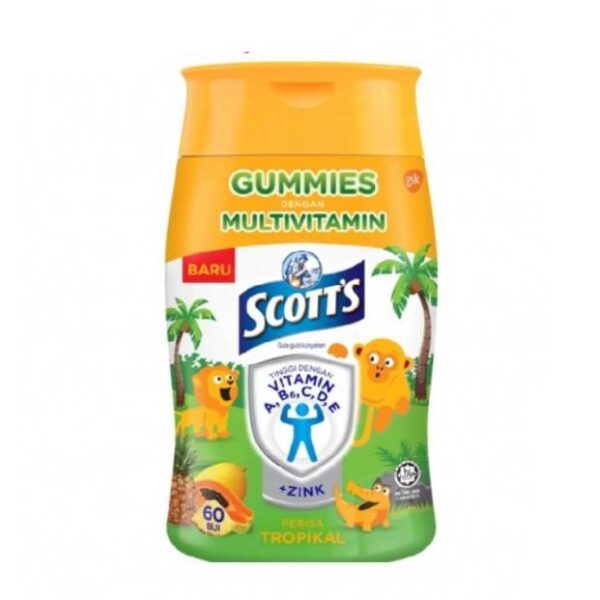 Scott's Gummies Multivitamin Tropical Gummies 60s