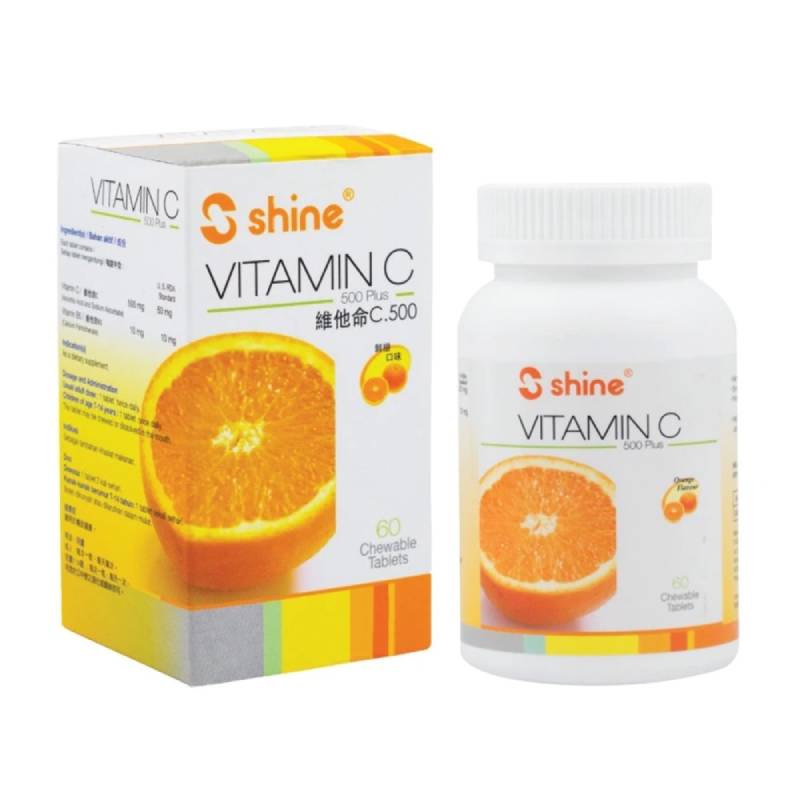 Shine Vitamin C 500mg Tablet 60s