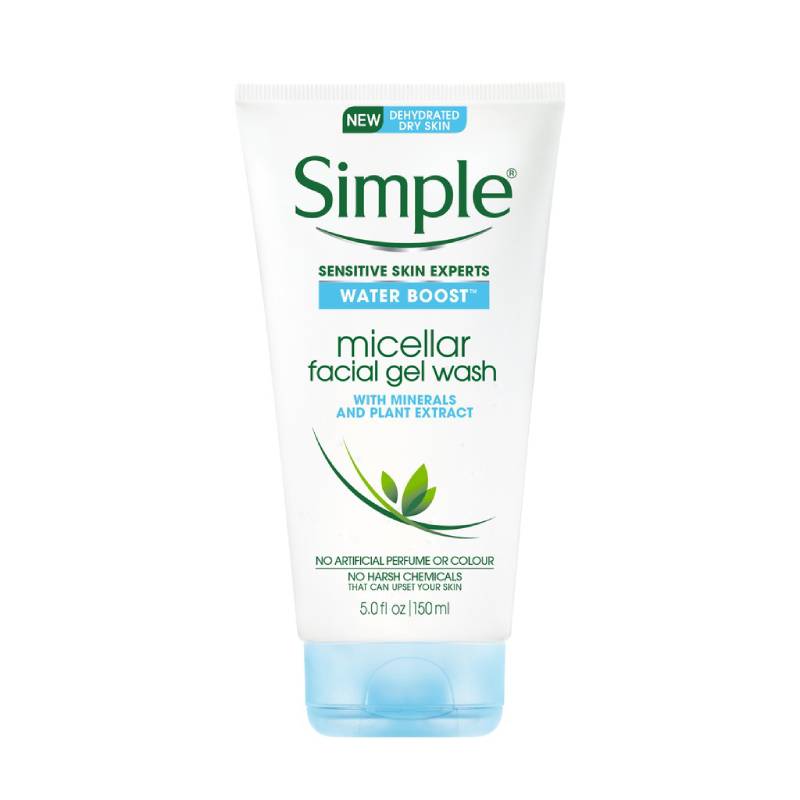 Simple Water Boost Micellar Facial Gel Wash