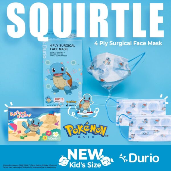 Durio 546K Pokemon Kids 4 Ply Surgical Face Mask 40s - Image 10