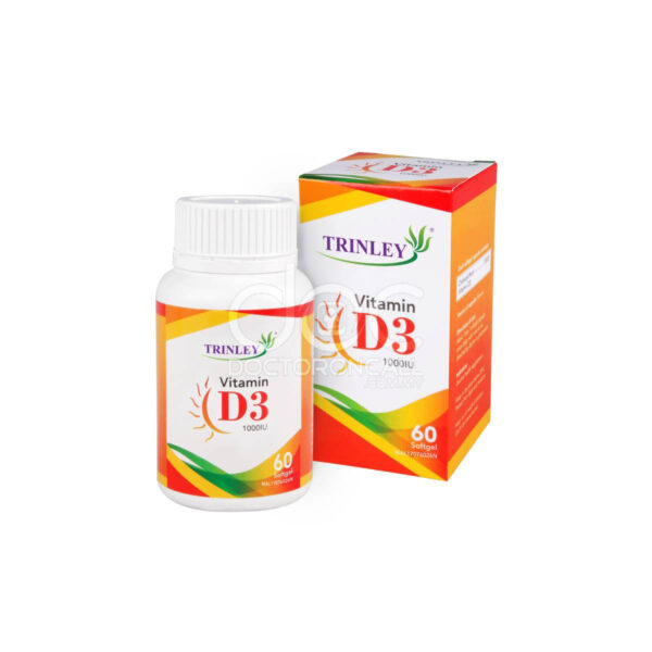 Trinley Vitamin D3 1000IU Capsule 60s