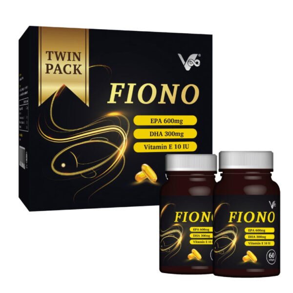 V-Infinity Fiono 1200mg With Vitamin E Softgels 60s