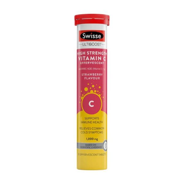 Swisse Ultiboost Vitamin C 1000mg Effervescent Tablet 20s