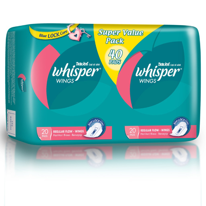 Whisper Regular Flow With Wings Pads - Image 2