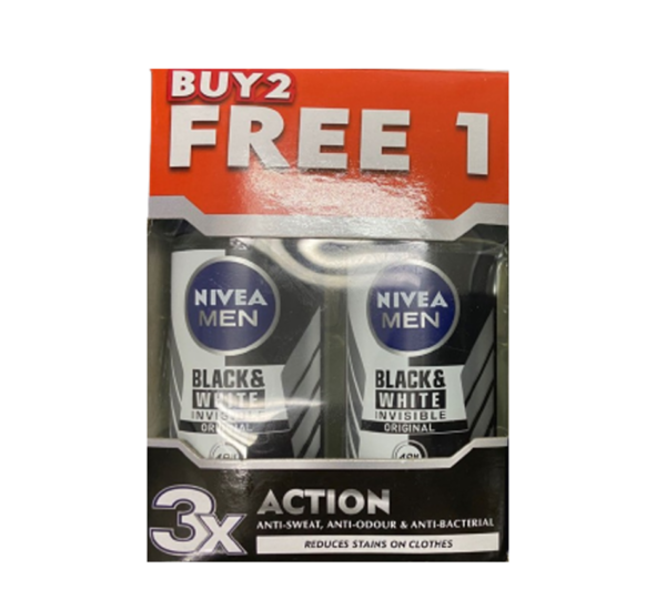 Nivea (Men) Invisible Black & White Roll On - Image 3