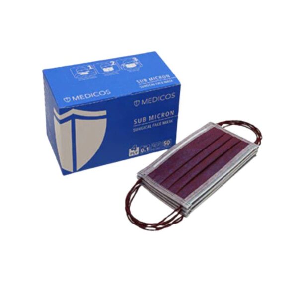 Medicos 4Ply Ultrasoft Sub Micron Surgical Face Mask 50s - Image 7