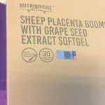 Nutribridge Sheep Placenta 600mg Softgel (With Grape Seed Extract) 30s