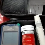 Axon Blood Glucose Monitoring System + Test Strips  + Lancets (GM501)