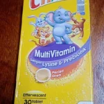 Champs Multivitamin Lysine + Prebiotics Effervescent Tablet (Yogurt) 30s