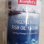 Kordel's OmegRich Triglycerides Fish Oil 1500mg Softgel 90s x2