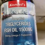 Kordel's OmegRich Triglycerides Fish Oil 1500mg Softgel 90s x2