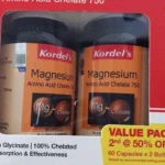 Kordel's Magnesium Amino Acid Chelate 750 Capsule 60s x2