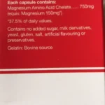 Kordel's Magnesium Amino Acid Chelate 750 Capsule 60s x2