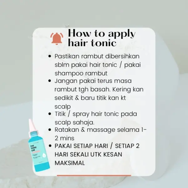 Zaem's The Tonic Lab Hair Growth Accelerator 50ml - Image 4