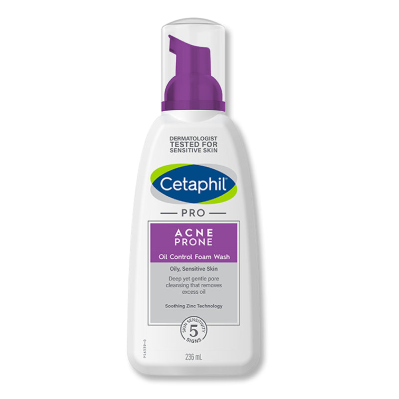 Cetaphil Pro Acne Prone Oil Control Foam Wash 236ml