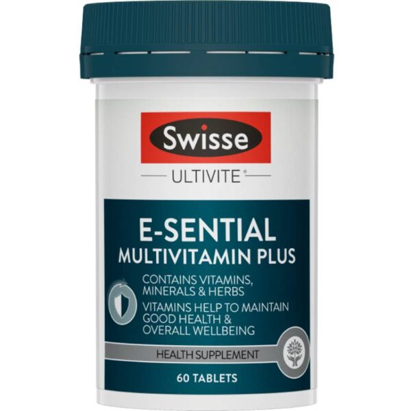Swisse Ultivite E-Sential Multivitamin Plus Tablet 60s