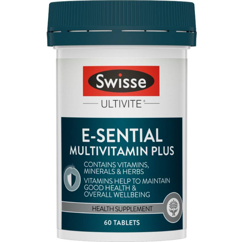 Swisse Ultivite E-Sential Multivitamin Plus Tablet 60s