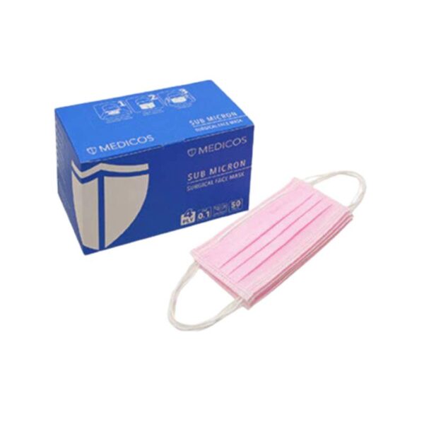 Medicos 4Ply Ultrasoft Sub Micron Surgical Face Mask 50s - Image 10