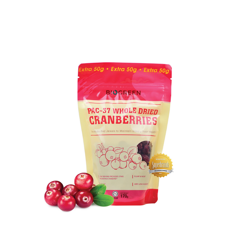 Biogreen Whole Dried Cranberries