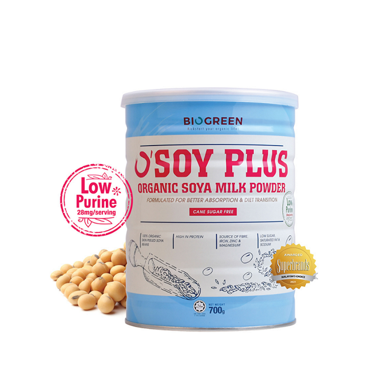 Biogreen O Soy + Organic Soya Milk Sugar Free