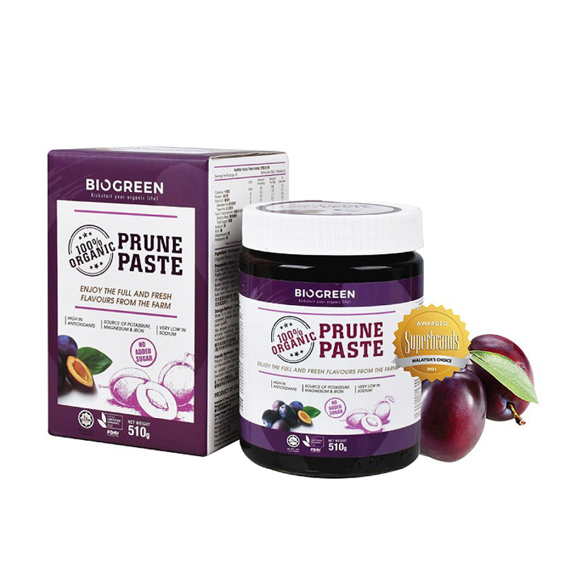Biogreen 100% Organic Prune Paste