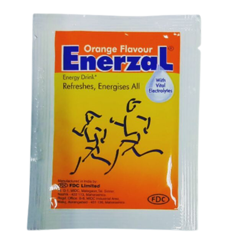 Enerzal Energy Drink Sachet (Orange) - Image 2