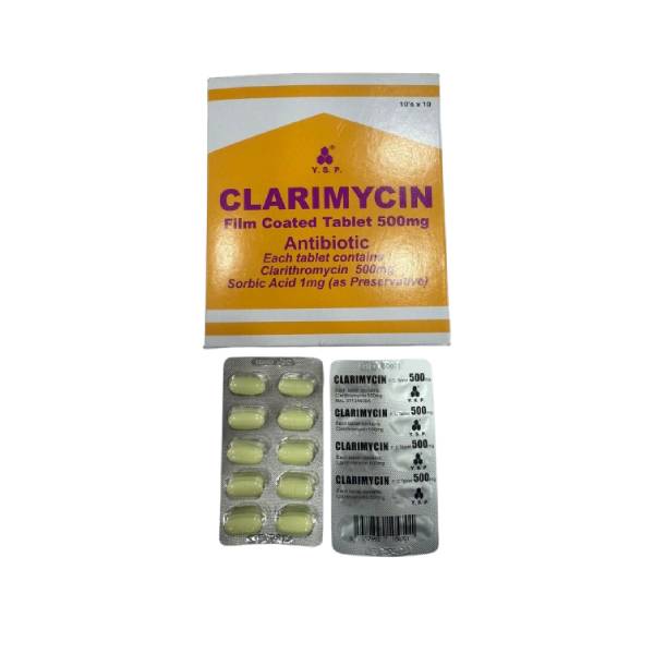 Clarimycin 500mg Tablet