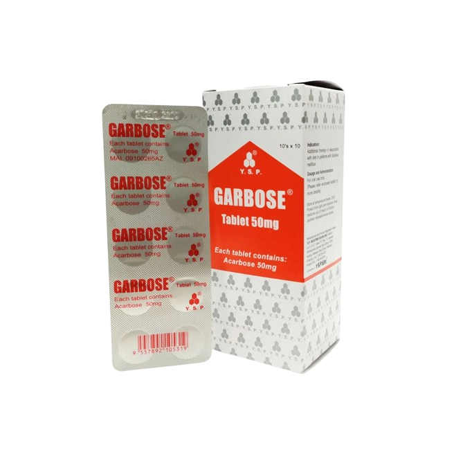 Garbose 50mg Tablet