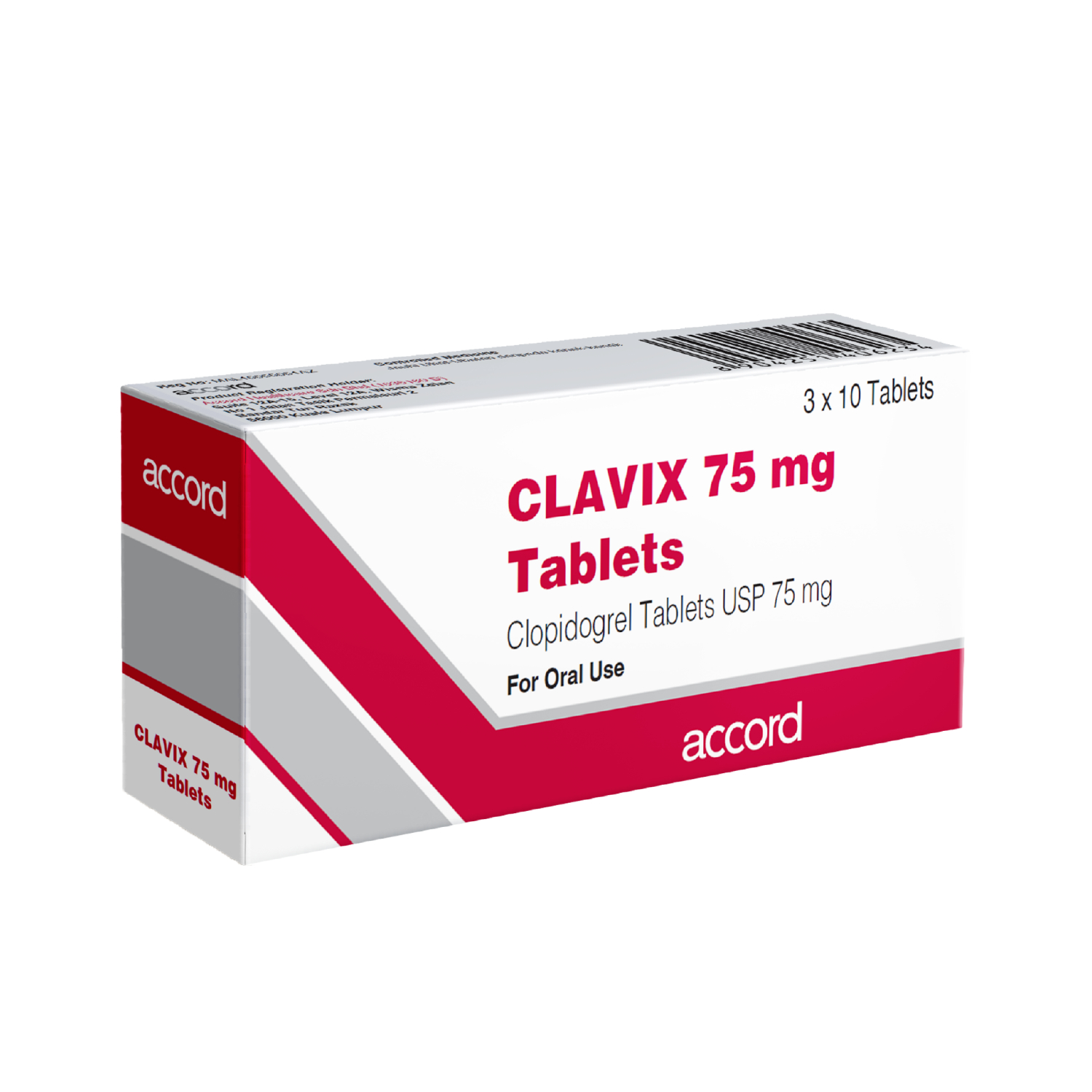 Clavix 75mg Tablet