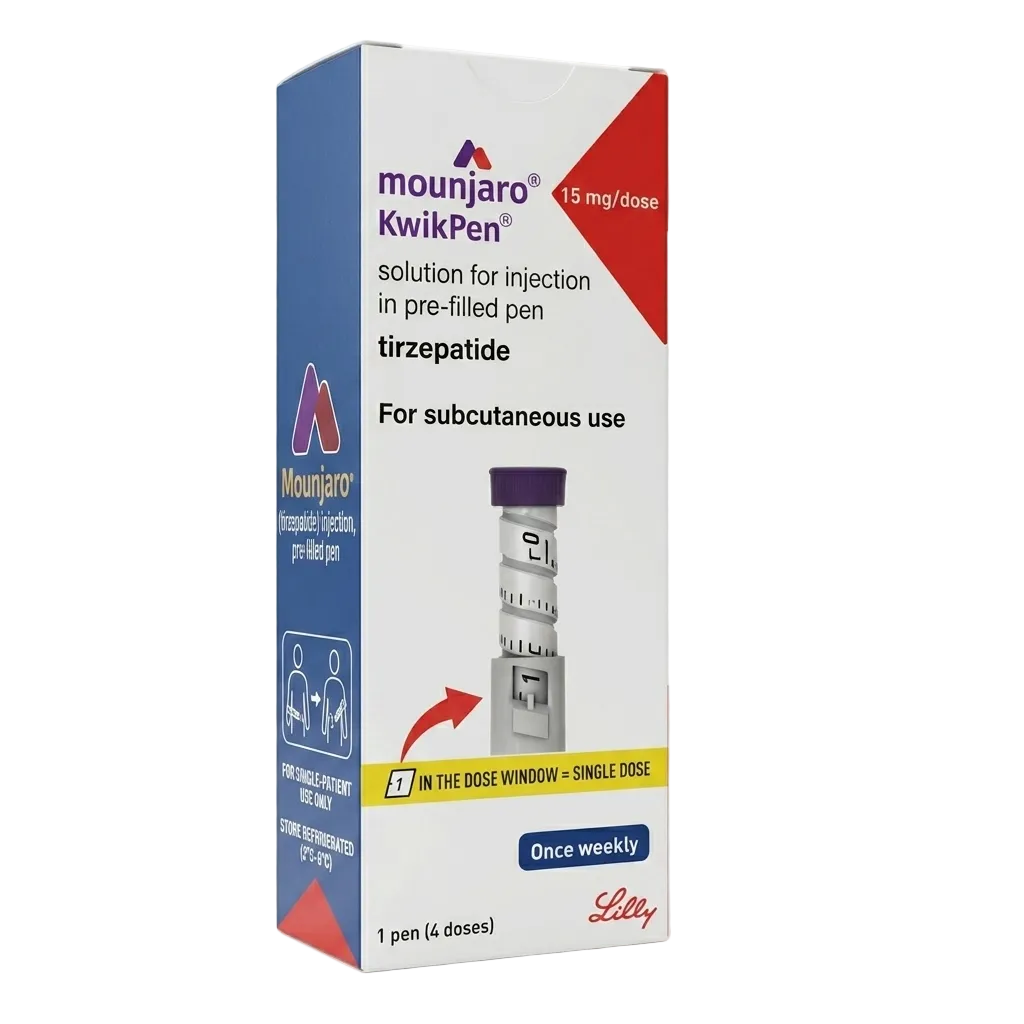 Mounjaro 15mg/dose KwikPen Solution for Injection in Pre-filled Pen