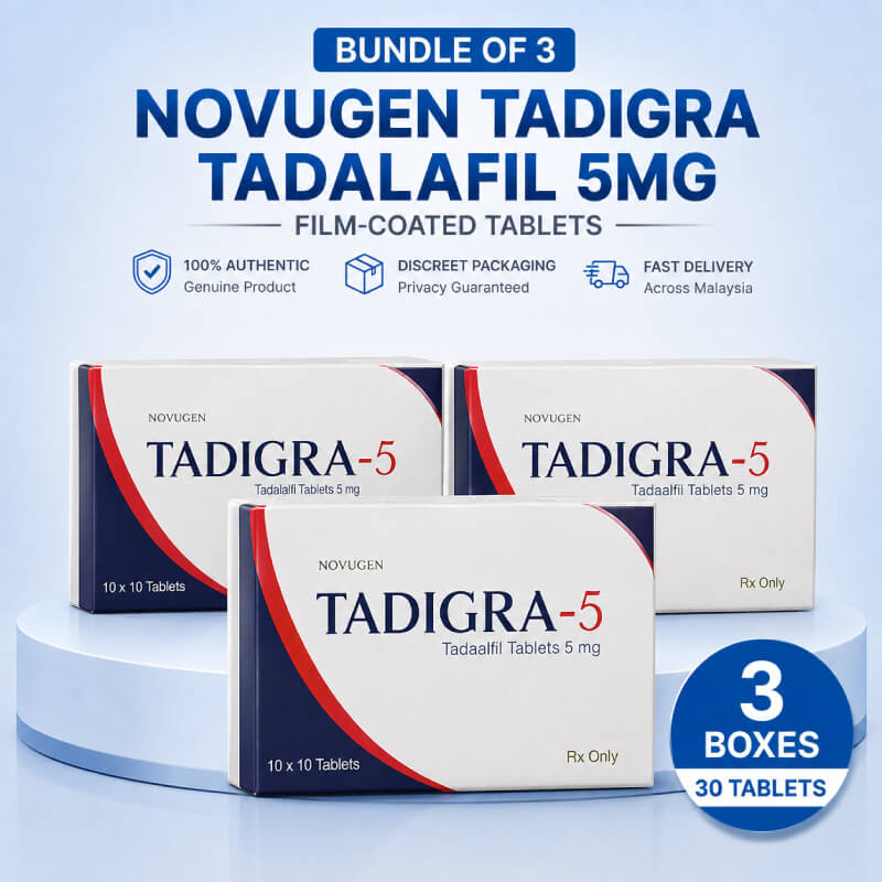 Novugen Tadigra Tadalafil 5mg Tablet - Image 4